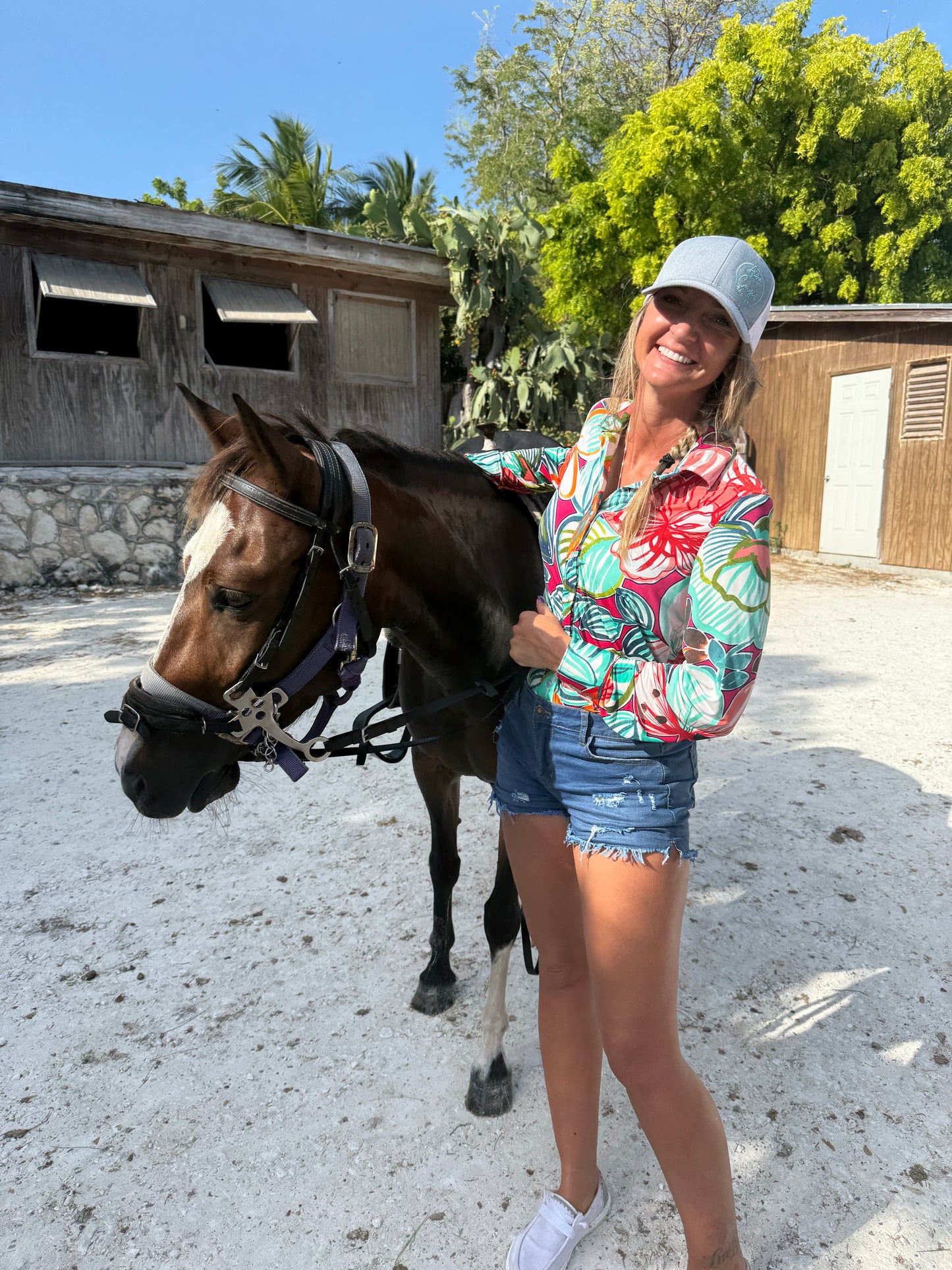 Floral Western Performance Shirt